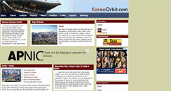 Desktop Screenshot of koreaorbit.com