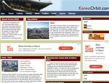 Tablet Screenshot of koreaorbit.com